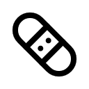 Пластырь иконка линейная
