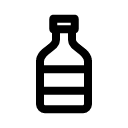 Бутылка иконка линейная