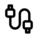 Кабель иконка линейная
