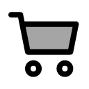 Корзина — иконка двухцветная