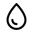 Капля иконка линейная