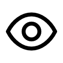 Глаз иконка линейная