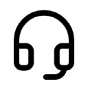 Гарнитура иконка линейная