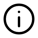Информация иконка линейная