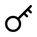 Ключ иконка линейная