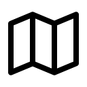 Карта иконка линейная