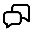 Сообщения иконка линейная
