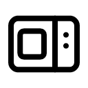 Микроволновка иконка линейная