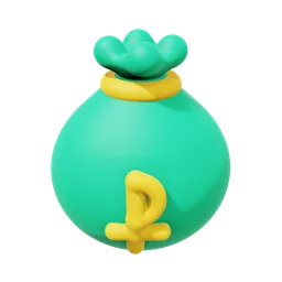 Мешок денег иконка 3D