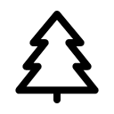 Ель иконка линейная