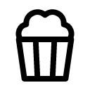 Попкорн иконка линейная