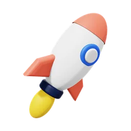 Ракета иконка 3D