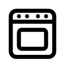 Плита — иконка линейная