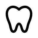 Зуб иконка линейная