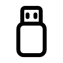 Флешка иконка линейная