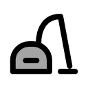 Пылесос иконка двухцветная